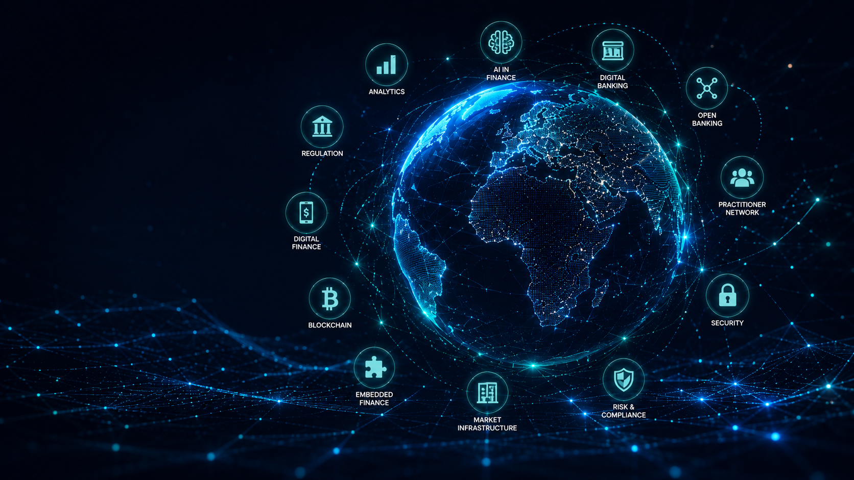 Fintechian global fintech network globe